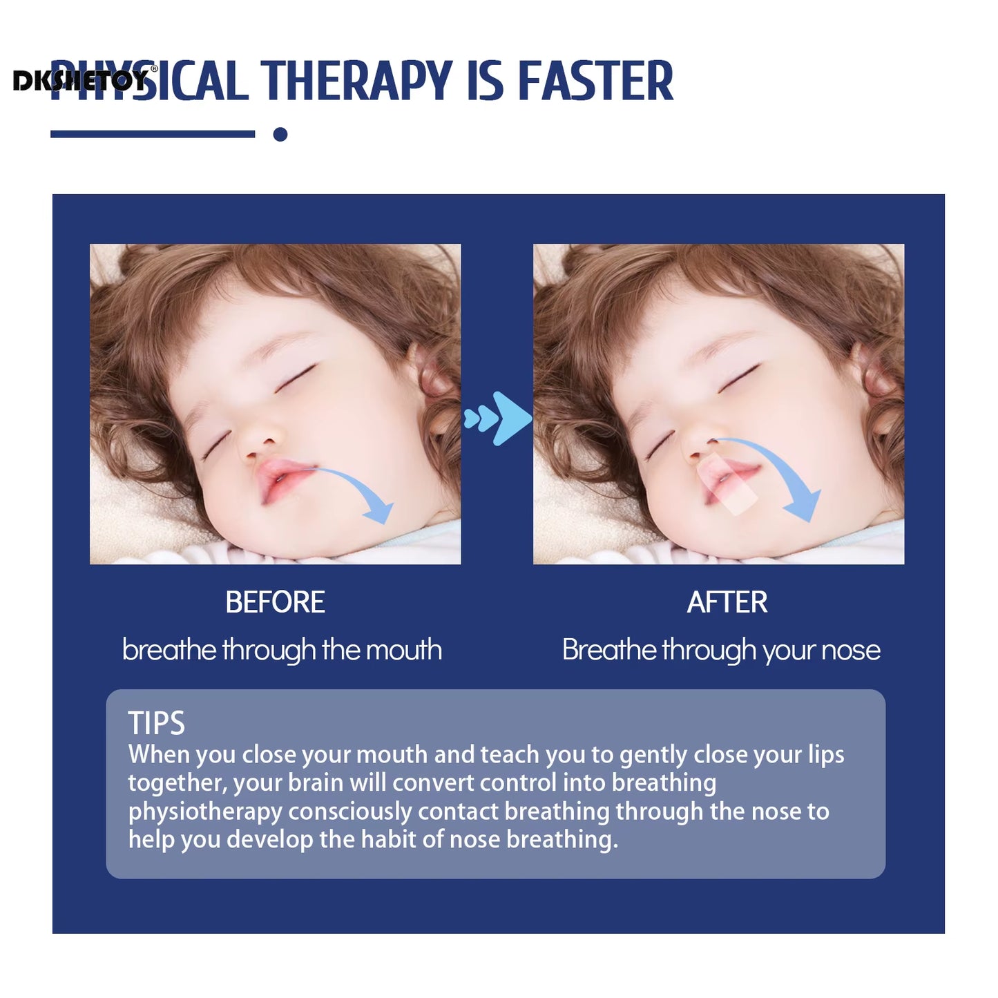 9M Snoring Tape Pe Mouth Tape Sleep Strip for Sleeping anti Snoring Mouth Tape Improve Sleep Mouth Sticker anti Snoring Strip
