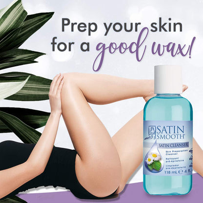 Satin Cleanser Skin Preparation Cleanser 4 Oz X 2 Packs